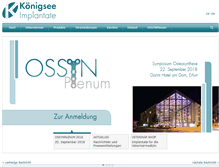 Tablet Screenshot of koenigsee-implantate.de